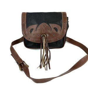 Tribeca Crossbody Bag Boho Fringe Tassel Handbag Cowgirl Purse